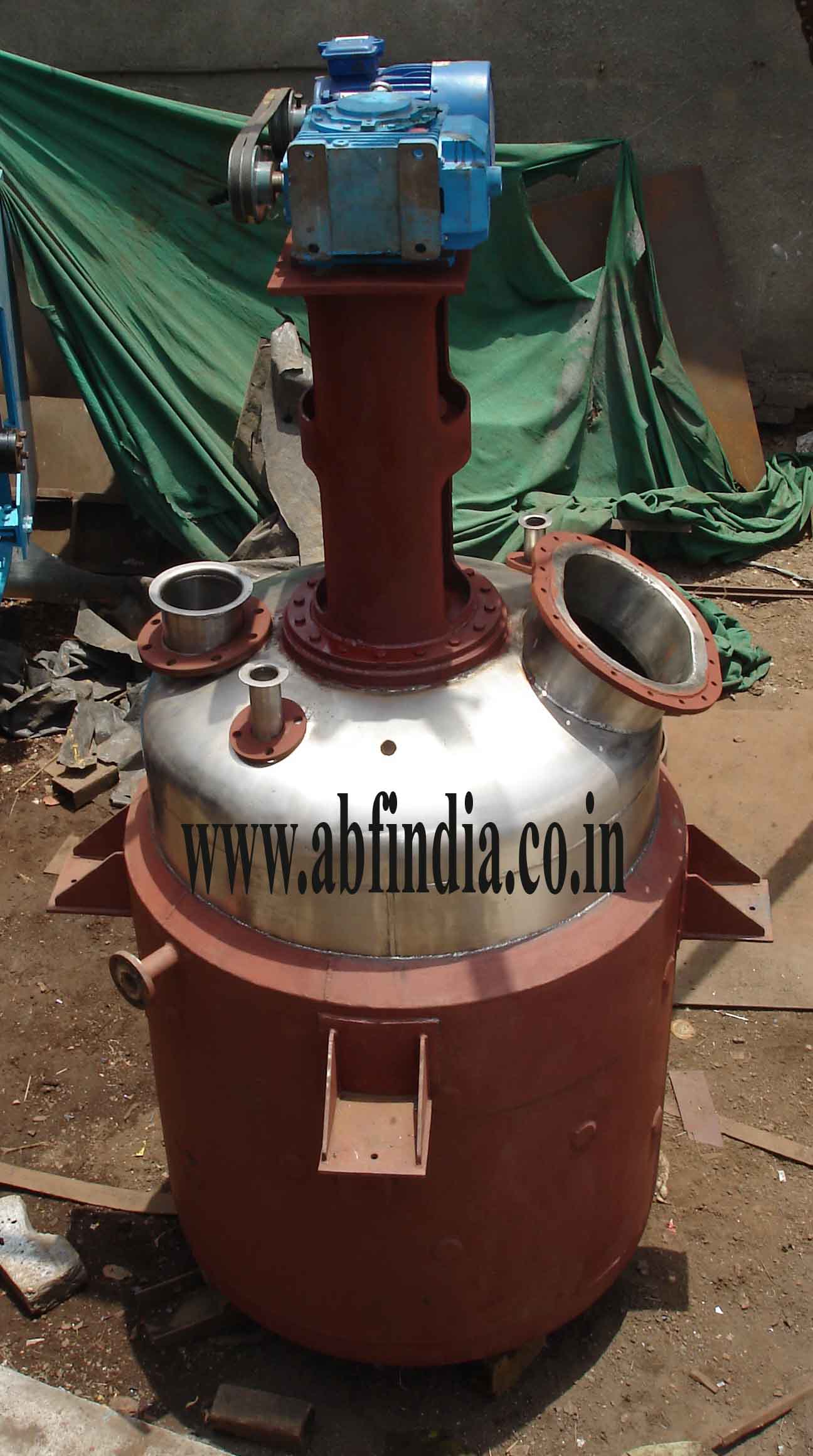 Stainless Steel Jacketed Reaction Vessel