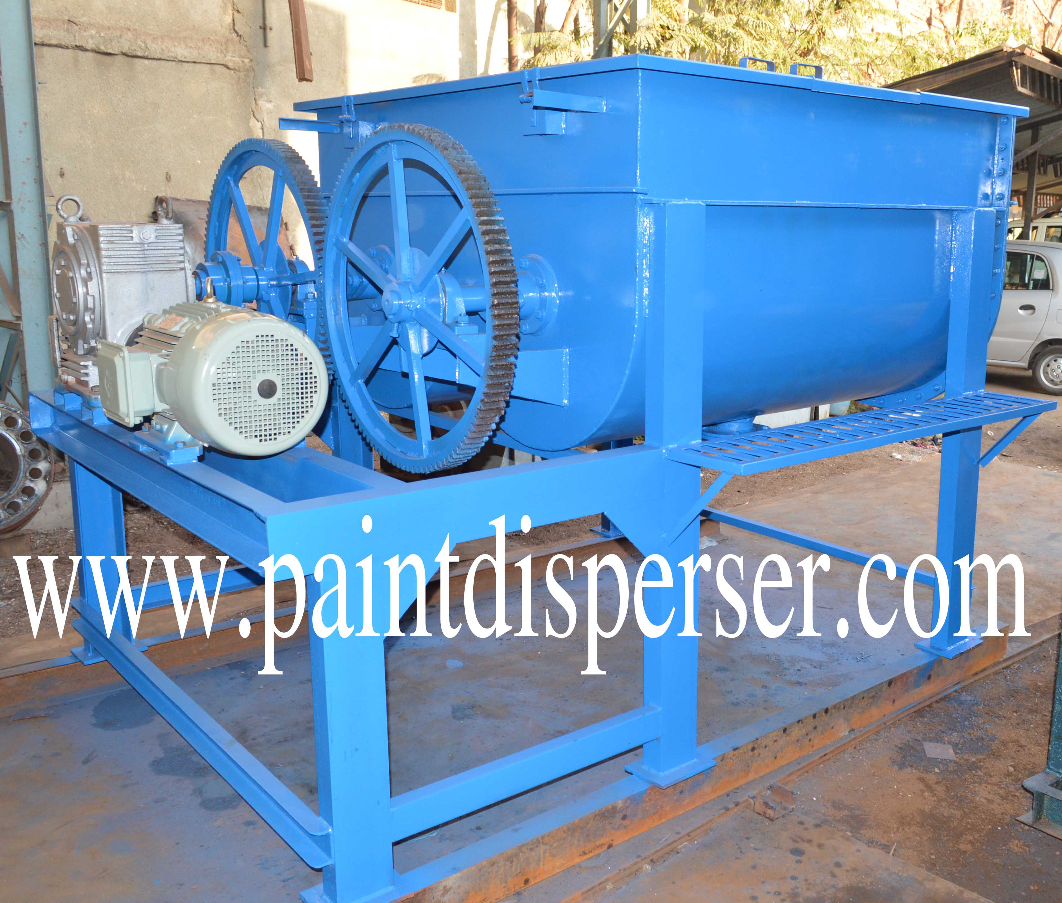 double paddle feed mixer